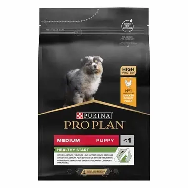 MEDIUM PUPPY HEALTHY START - RICHE EN POULET ET AU RIZ 3 kg