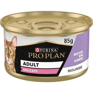 DELICATE, Mousse, Riche en Dinde 24*85g DELICATE, Mousse, Riche en Dinde 24*85g