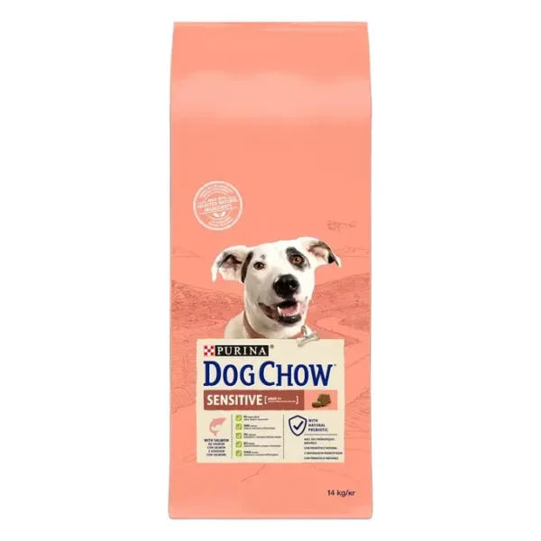 DOG CHOW® ADULT SENSITIVE - AU SAUMON 14 kg DOG CHOW® ADULT SENSITIVE - AU SAUMON 14 kg