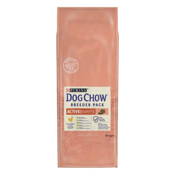 DOG CHOW® ADULT ACTIVE - AU POULET 18 kg DOG CHOW® ADULT ACTIVE - AU POULET 18 kg
