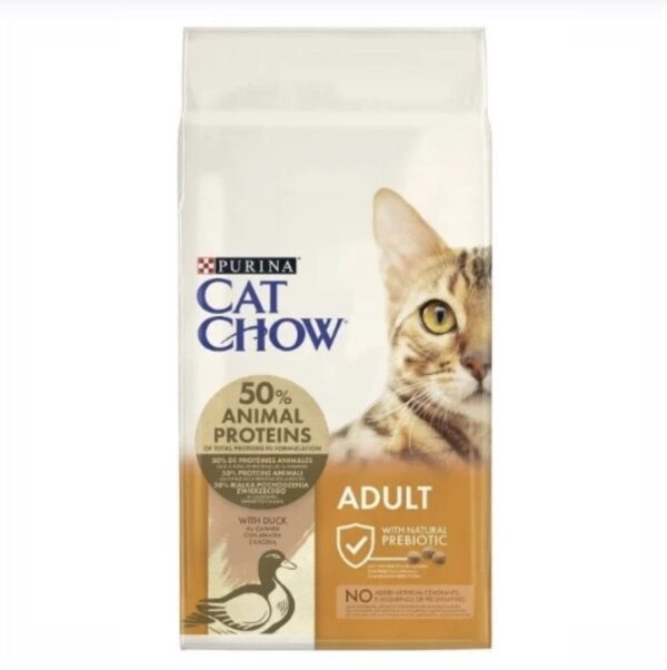 CAT CHOW adulte canard 10kg - 052310