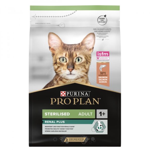 Sterilised ADULT 1+ RENAL PLUS Saumon 3 kg - 026603
