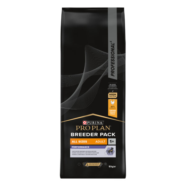 Pro-Plan All Sizes Performance 18kg PRO PLAN® Performance All Size Adult Dog Riche en Poulet (18kg)