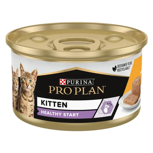 KITTEN JUNIOR Healthy Start Poulet mousse 24x85 g - 027130